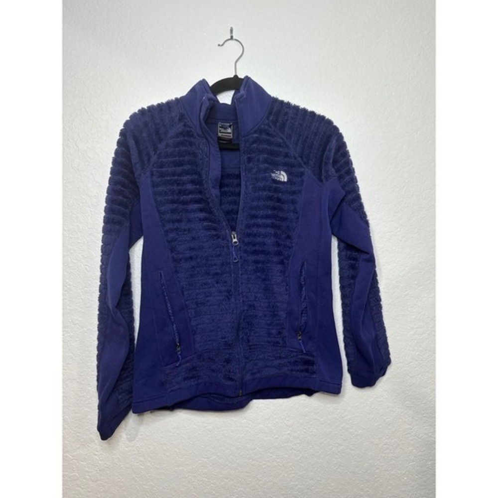 The North Face Summit Series Fleece Jacket Women's Purple Full Zip (2)‎